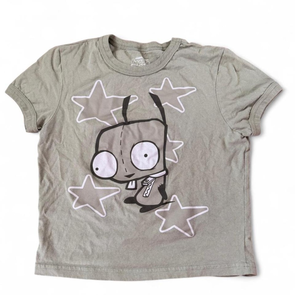 Invader Zim‎ green baby tee